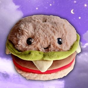 Cute Hamburger Mini Squishable Plush